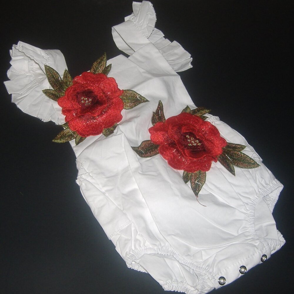 Newborn Baby Girls Sleeveless Jumpsuit Romper Outfits baby girl clothes 0-24 m